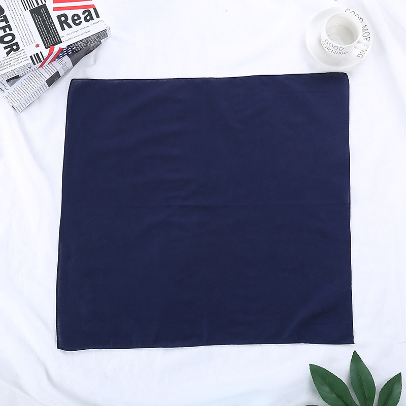Headscarf Cotton Solid Color R - Bandana Blank White 评论和价格