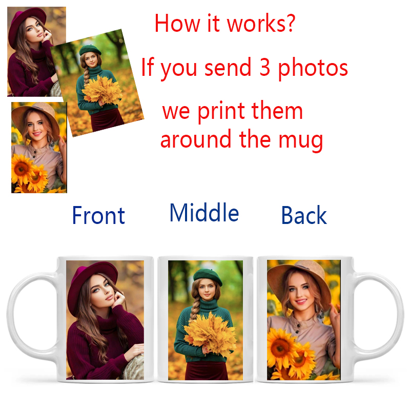 Personalized Your Photo Mug, C - Sublimation Mug White 评论和价格