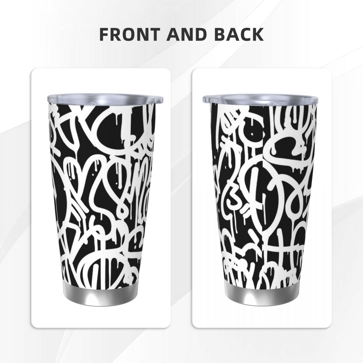 1pc Stainless Steel Water Bott - Tumbler 20Oz White 评论和价格