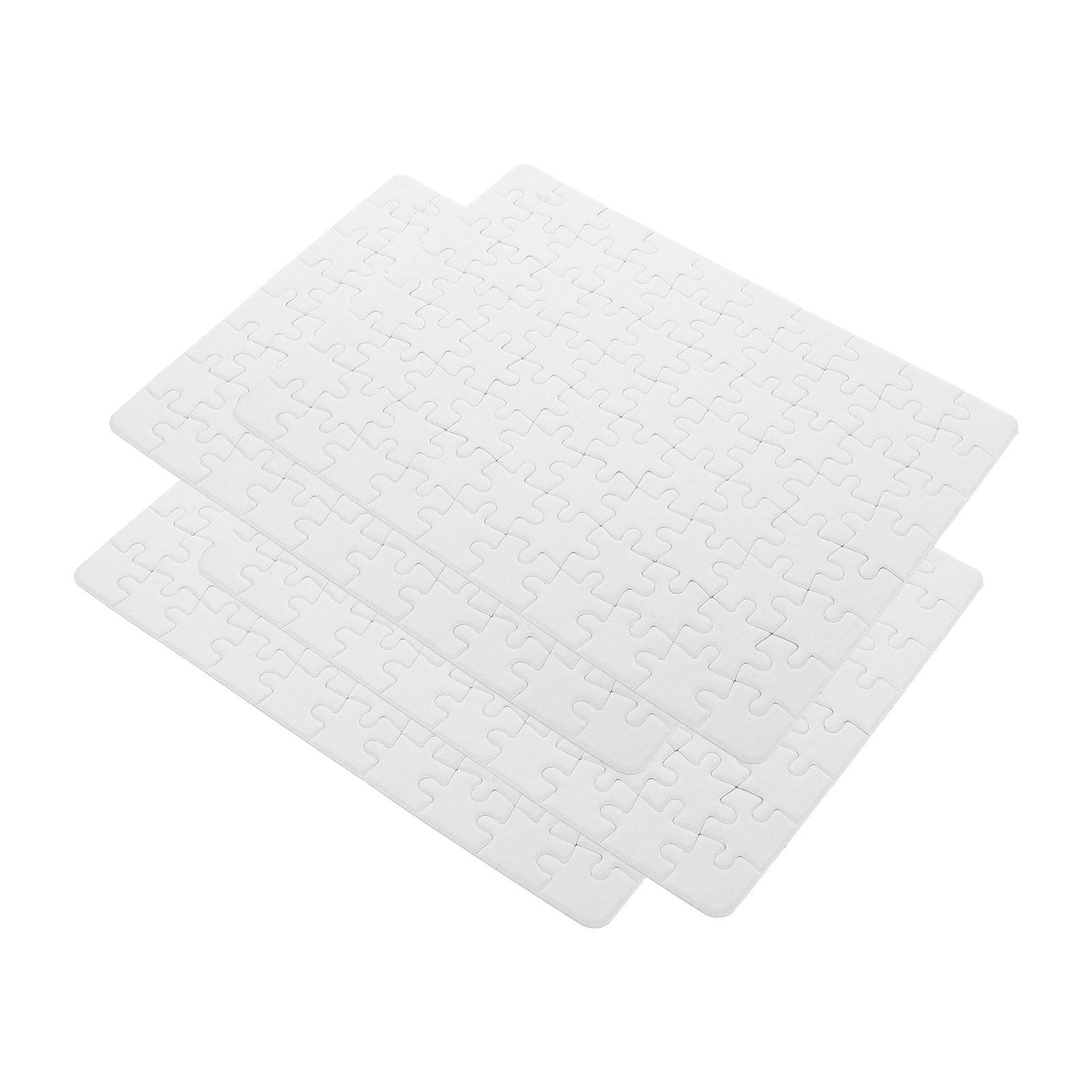 4 Sheets Blank Puzzle Pieces C - Puzzle Blank White 评论和价格