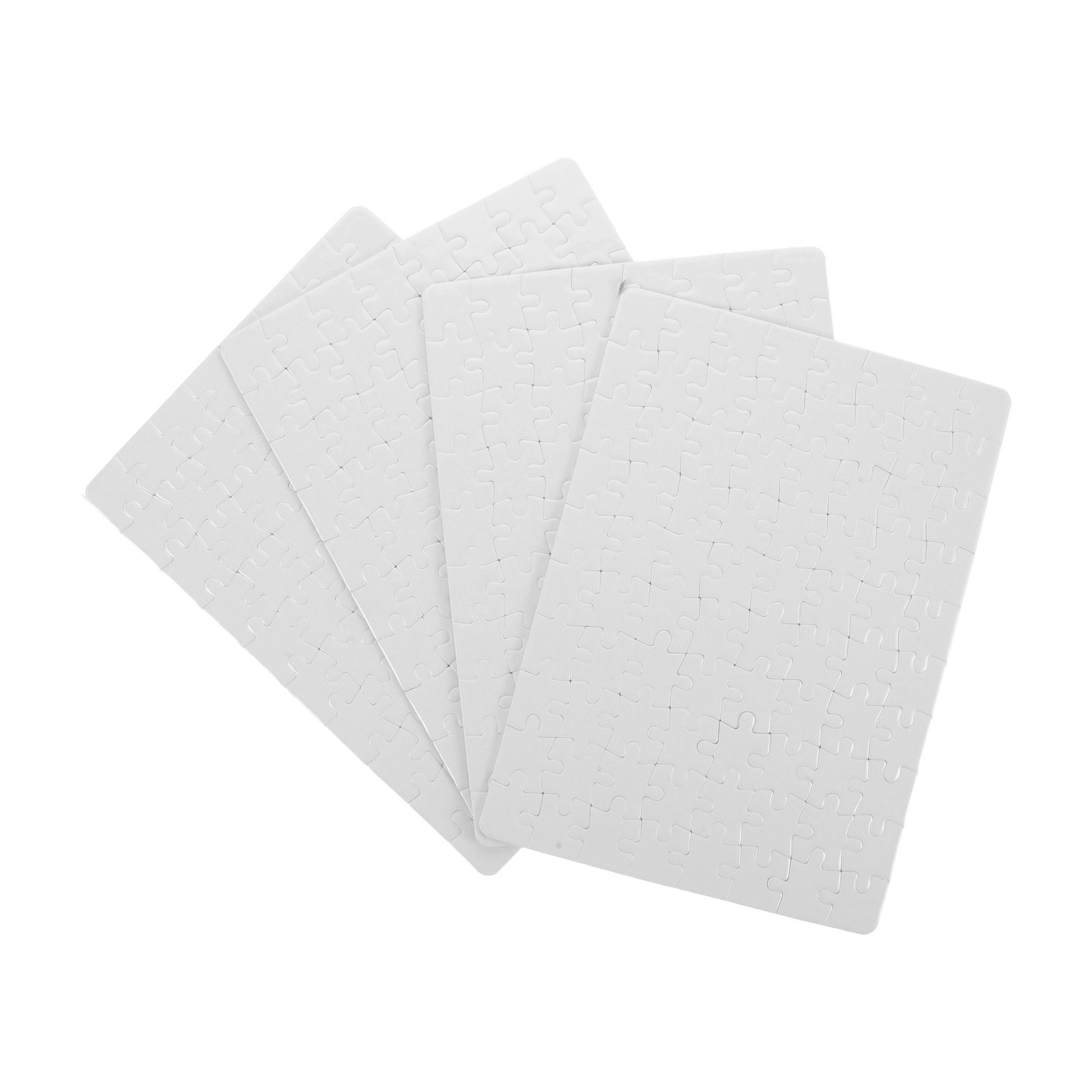 4 Sheets Blank Puzzle Pieces C - Puzzle Blank White 评论和价格