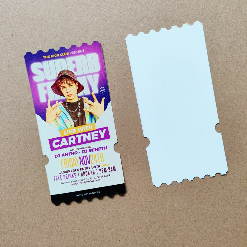 Blank Sublimation Invitation L - Puzzle Blank White 评论和价格