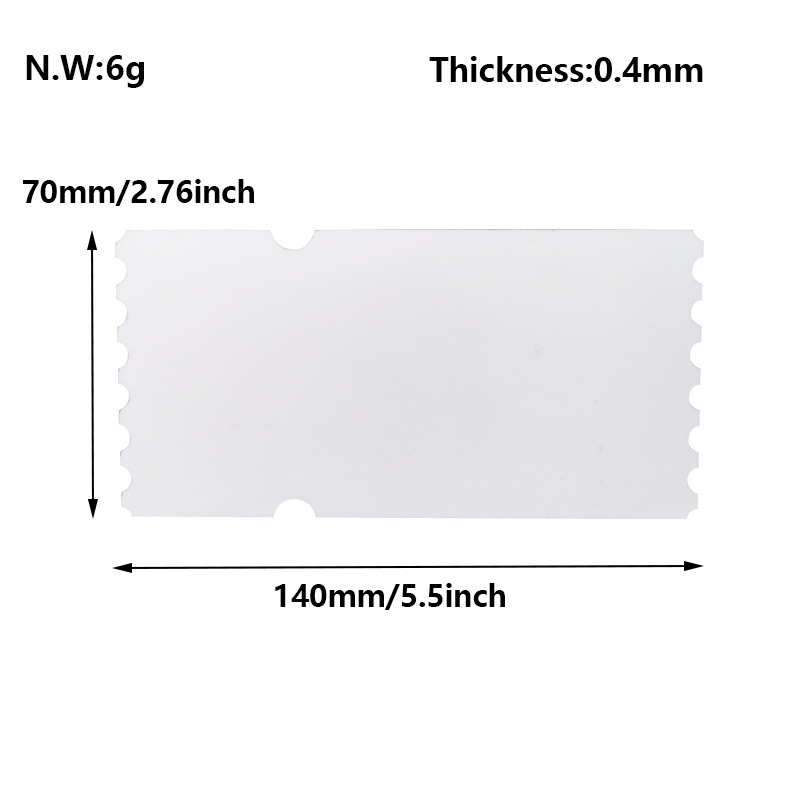 Blank Sublimation Invitation L - Puzzle Blank White 评论和价格