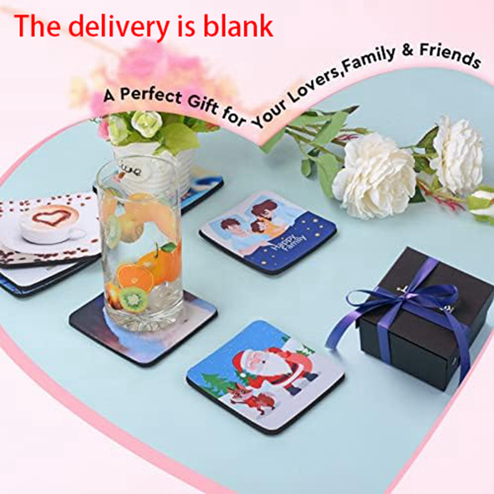 【LAST CHANCE】40PCS Square Subl - Coaster Sublimation Blank 评论和价格