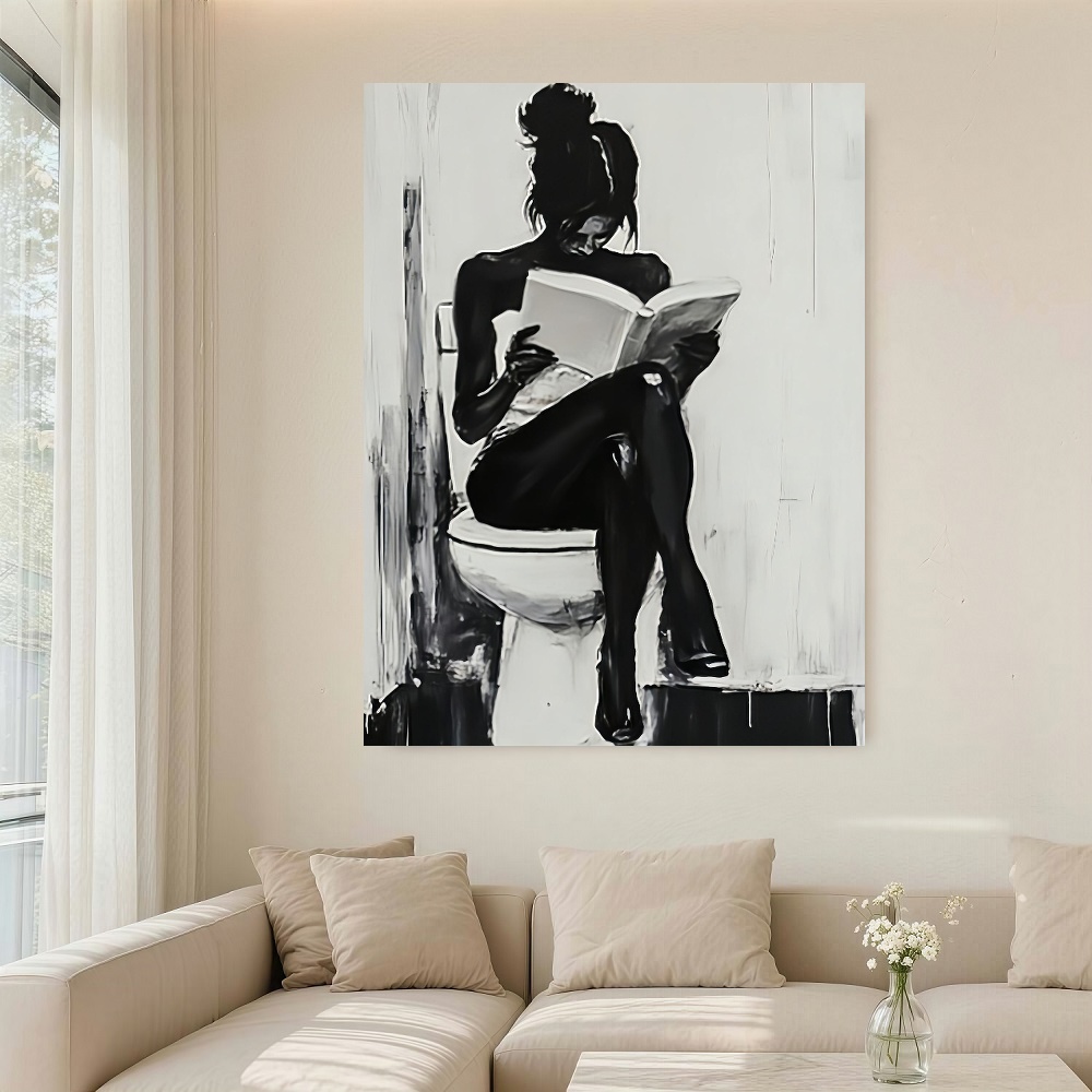 Framed 1pc Modern Abstract Wom - Canvas Wrap Ready 评论和价格
