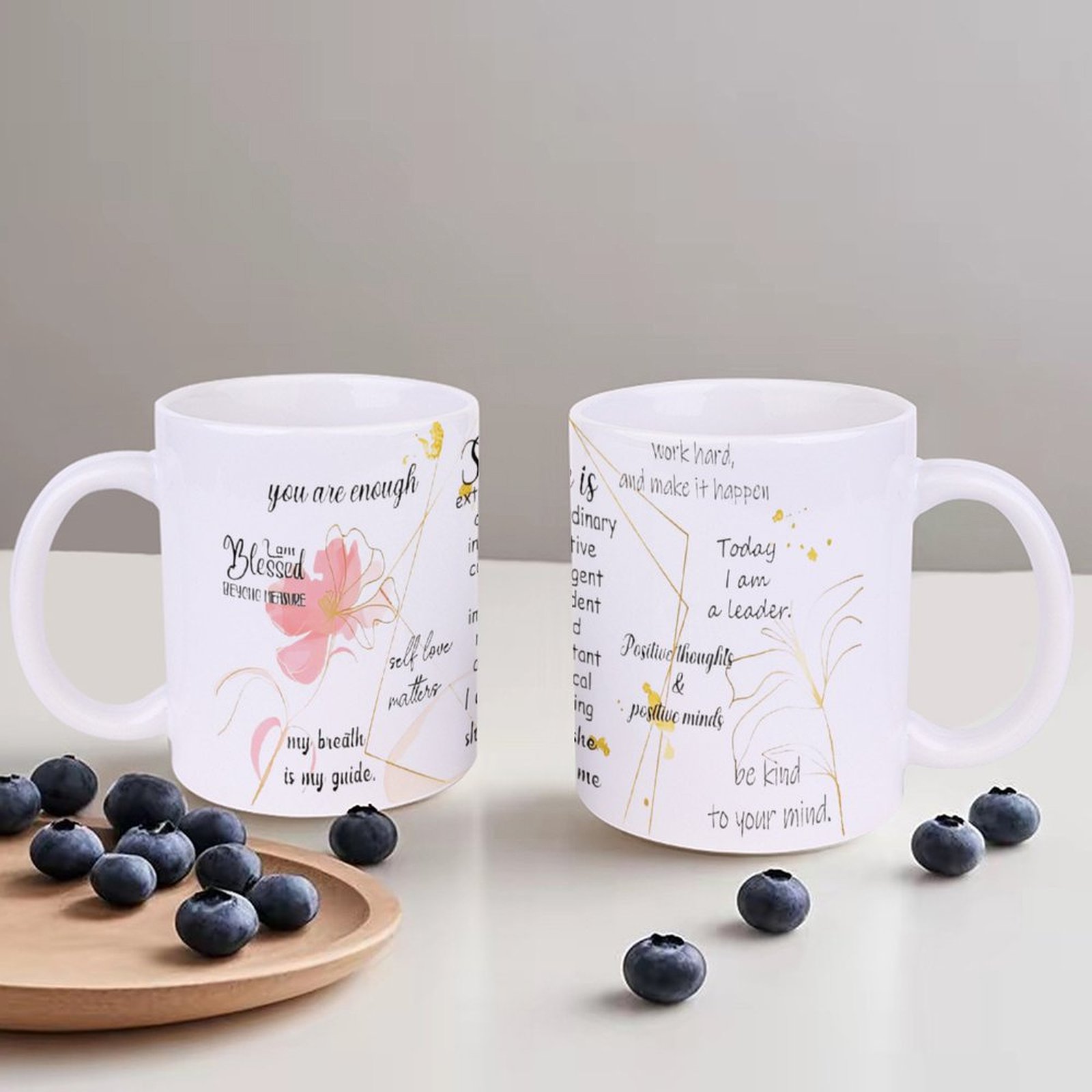 A Poster With A Quote About Sh - Sublimation Mug White 评论和价格