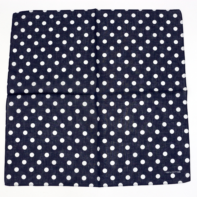 Basic Red/White/Black/Navy Dot - Bandana Blank White 评论和价格