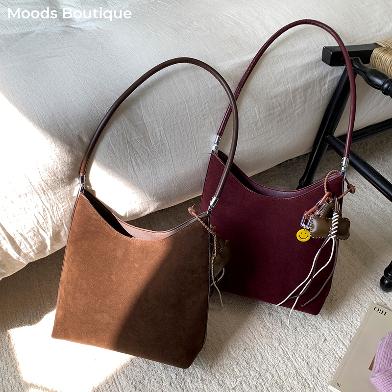 MOODS 2025 Autumn New PU Suede - Tote Bag Sublimation 评论和价格