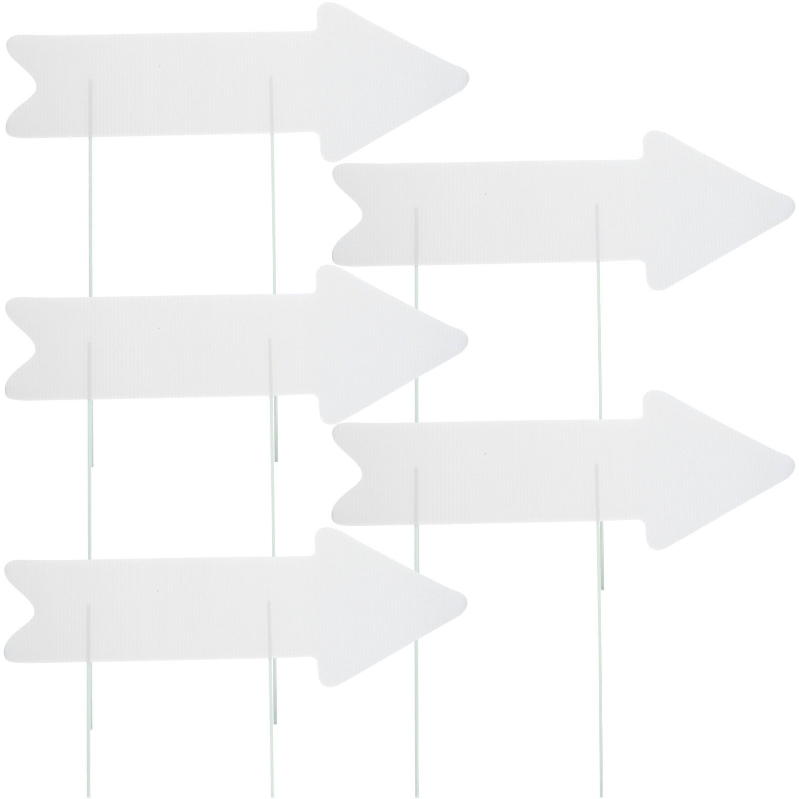 5Pcs Blank Yard Signs Plastic  - Yard Sign Blank 评论和价格